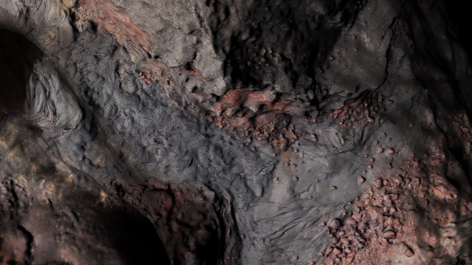 The Mountain's Mouth —mine terrain scan